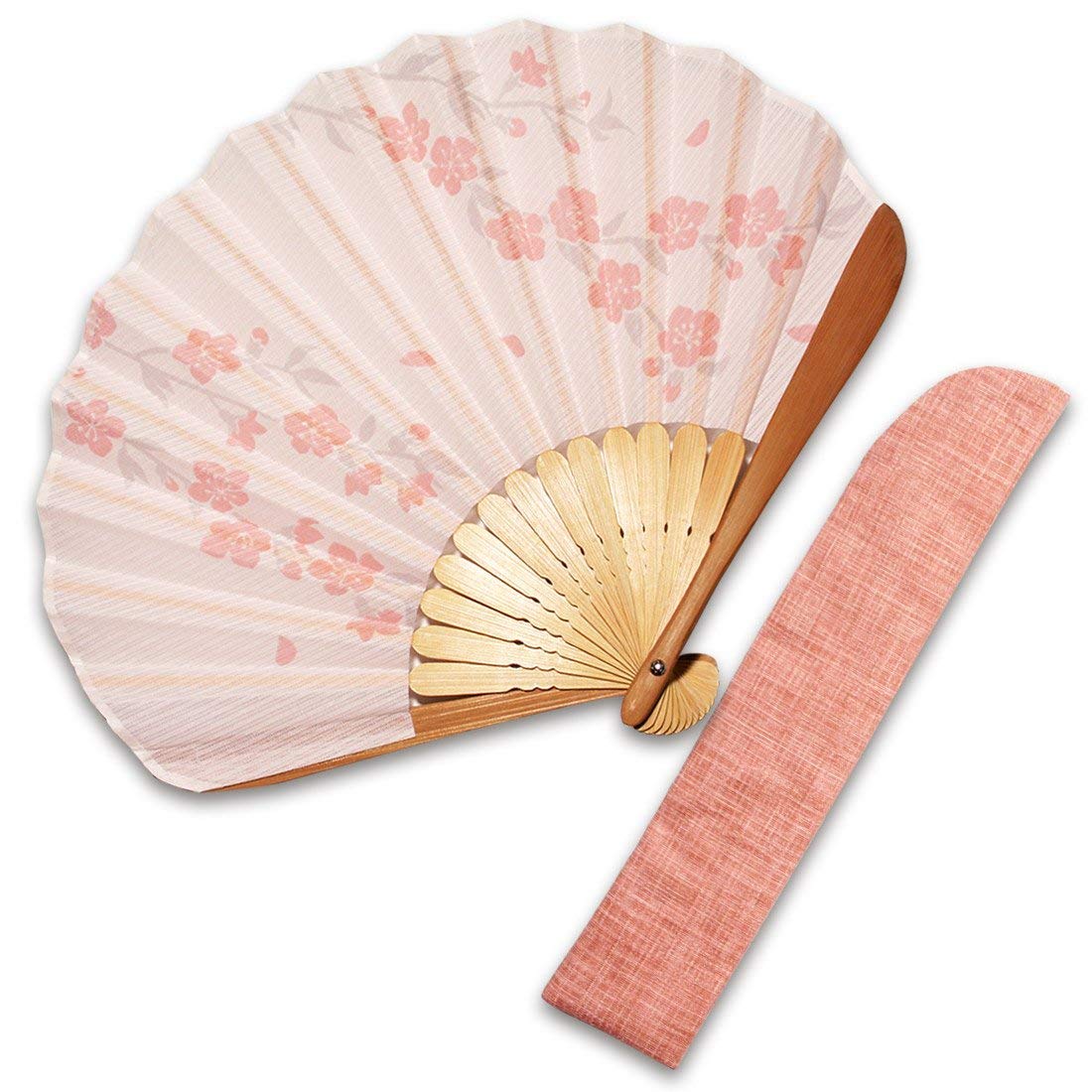 質感を楽しめる布扇子