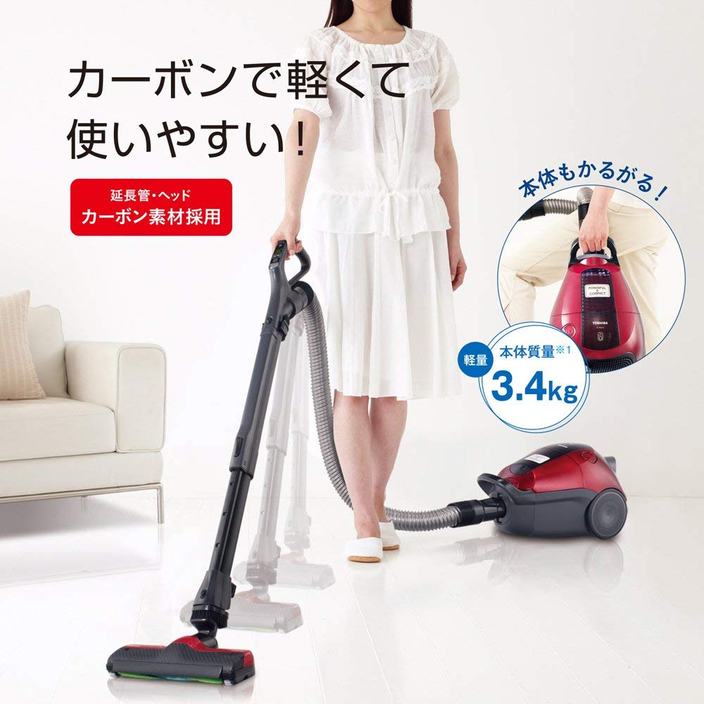 軽くて丈夫なカーボンヘッド