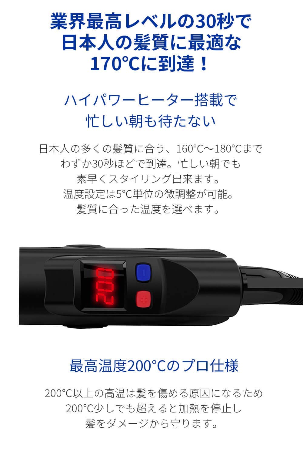 温まるスピードをチェック