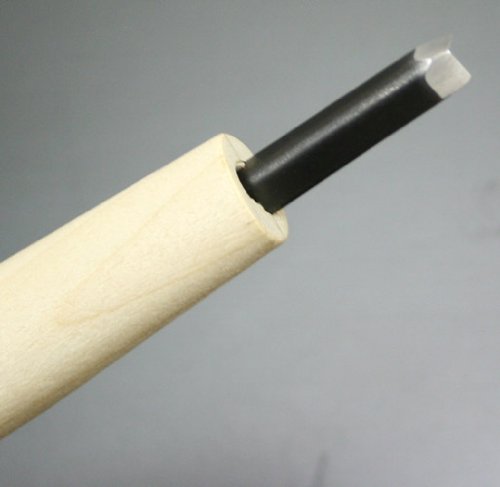 細かい仕上げには「三角刀」