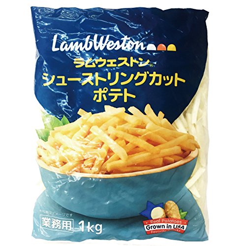 細いカットのシューストリングカット