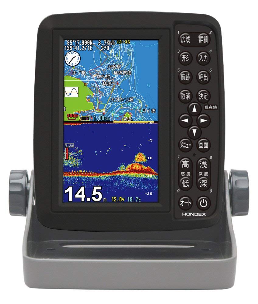 ホンデックス カラーGPSプロッター魚探 PS-600GP - フィッシング