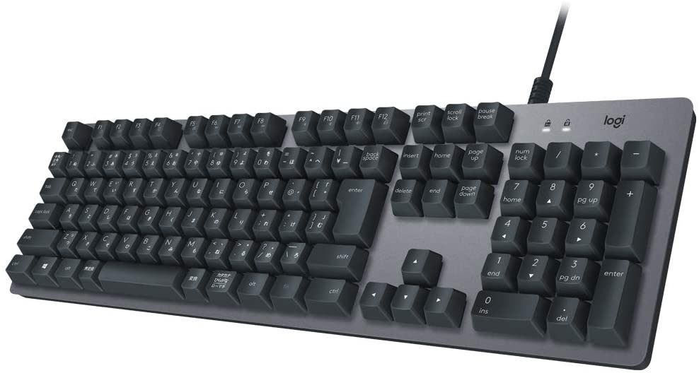 耐久性に優れたメカニカル式キーボード