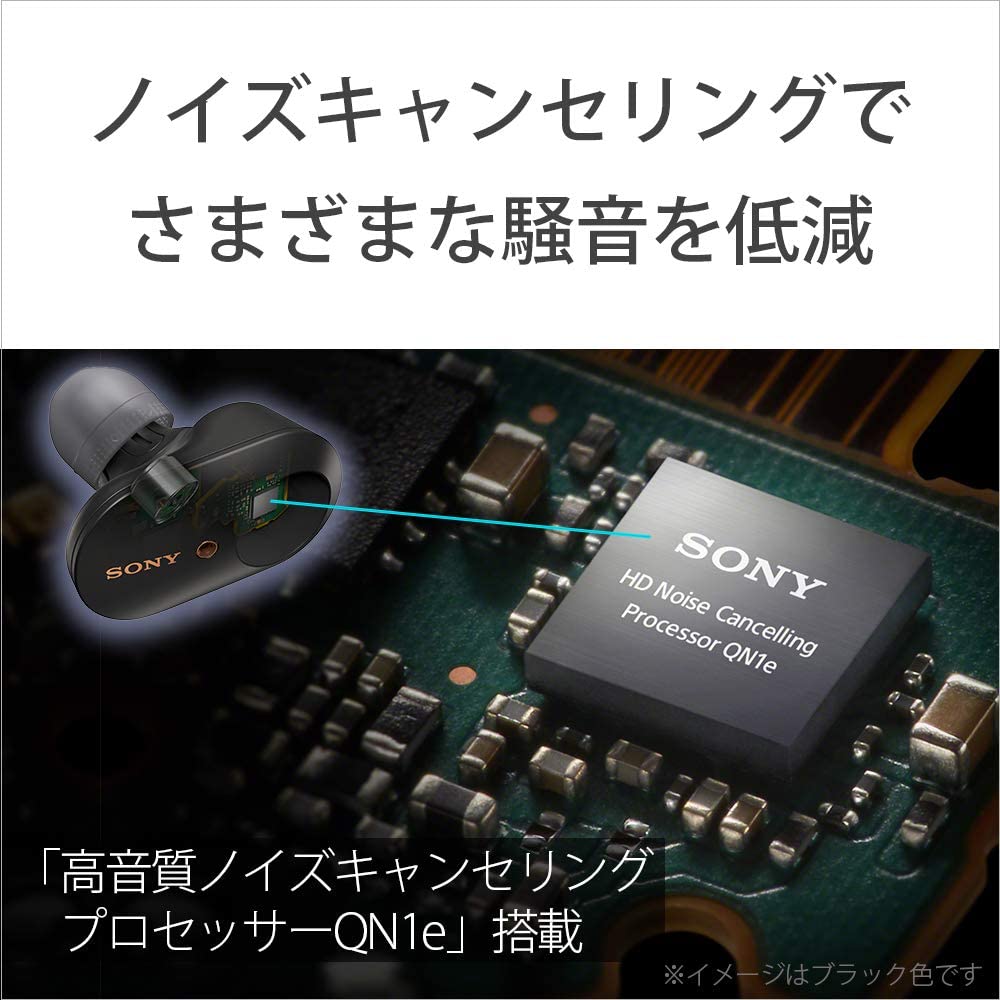 音楽に集中できるノイズキャンセリング機能