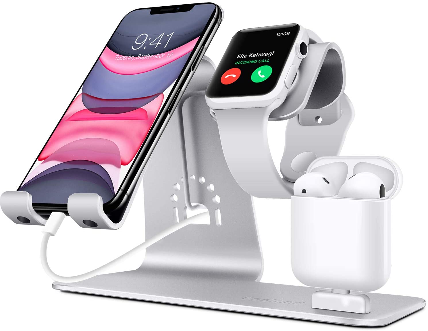 スマホも置けるタイプも