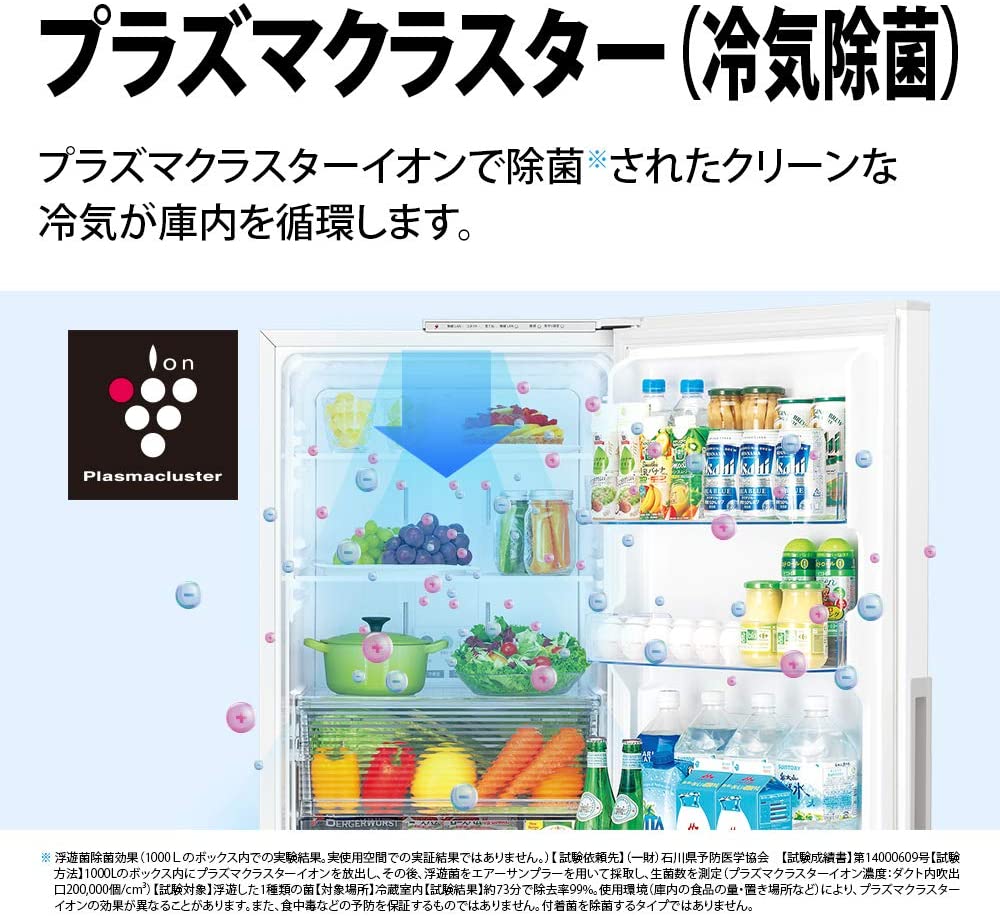 食材の気になるにおいを抑制する除菌・脱臭機能