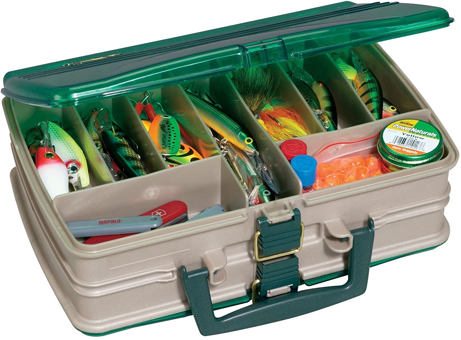 585円 新品本物 木製フィッシングボックス ボックス 釣りボックス ダブルサイド 収納 耐久性 ポケット