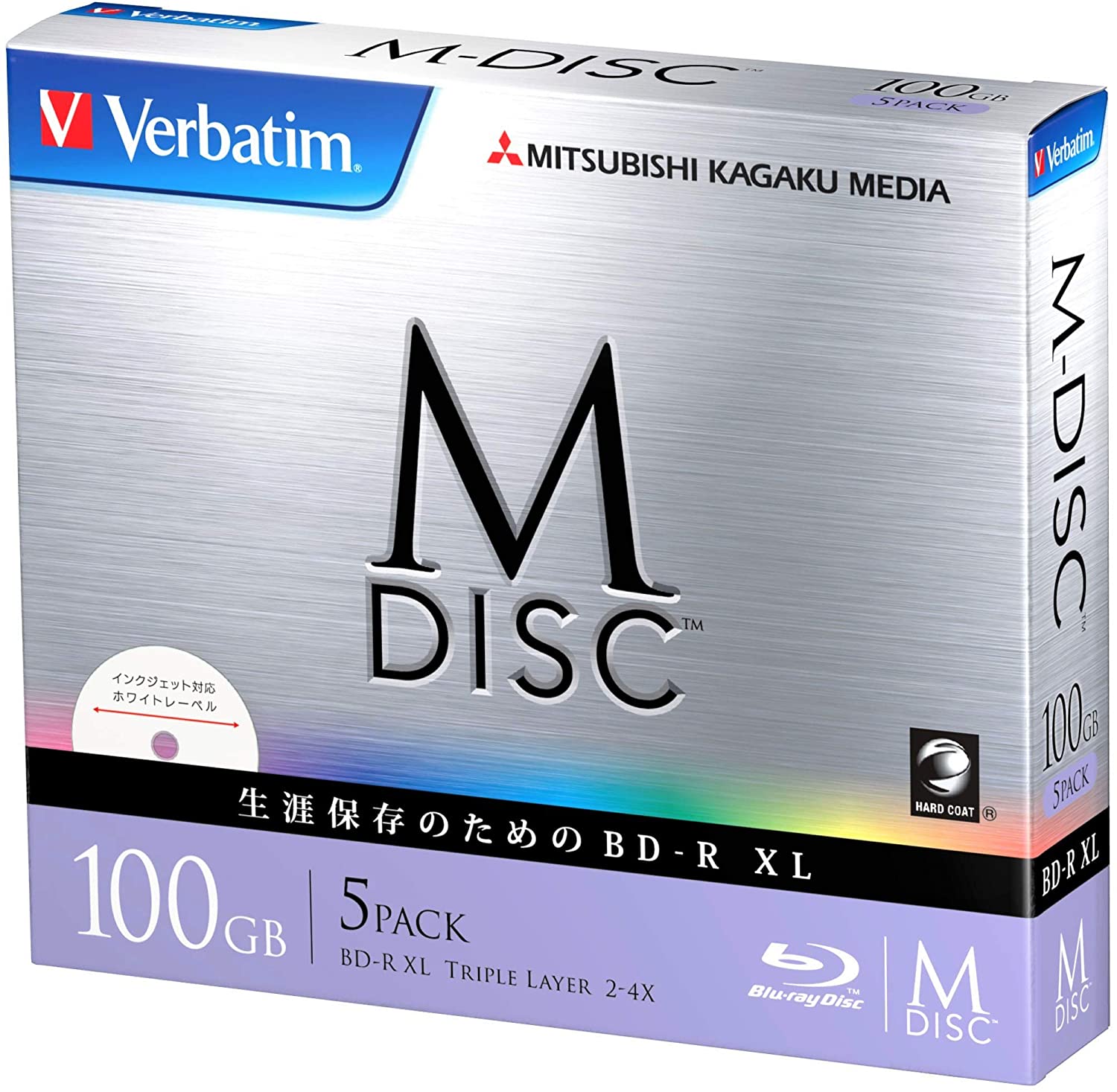 M-DISCはデータを長期保存できる