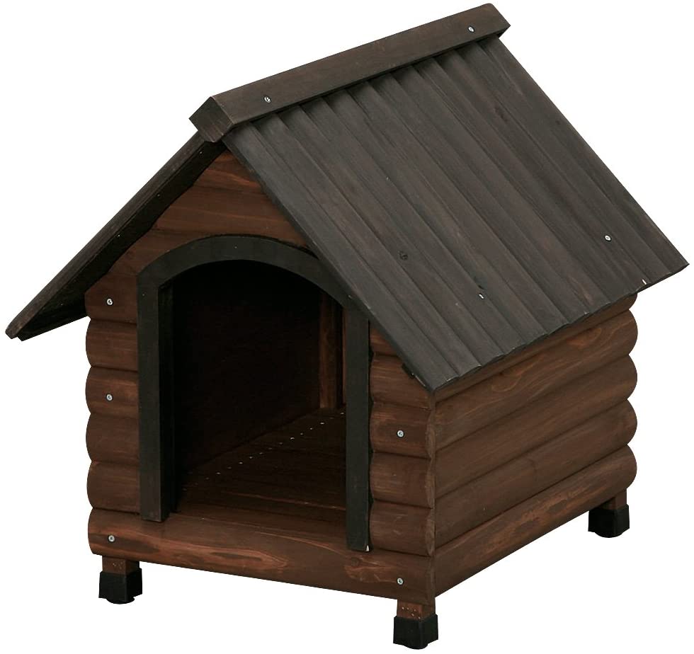 0円 全品最安値に挑戦 中型犬用プラスチック製犬小屋屋外耐候性耐久性ペットハウスドア付き
