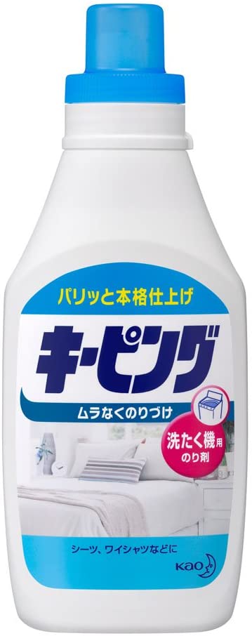 テーブルクロスやシーツなど大きい布製品には「液体タイプ」