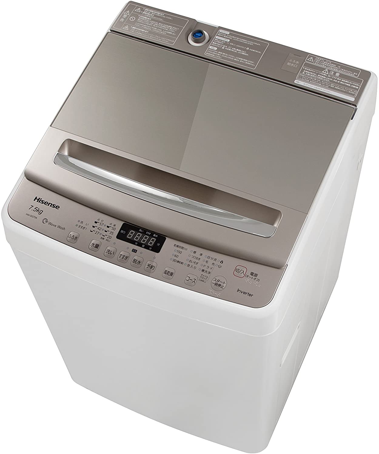 縦型洗濯機：洗浄力が高いが衣類の傷みは起こりやすい