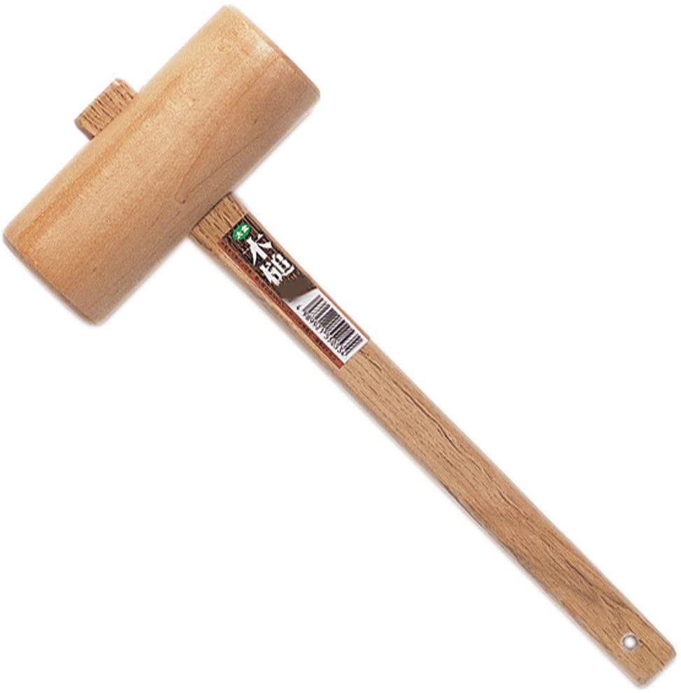 木槌（木製ハンマー）は対象物に傷をつけにくい