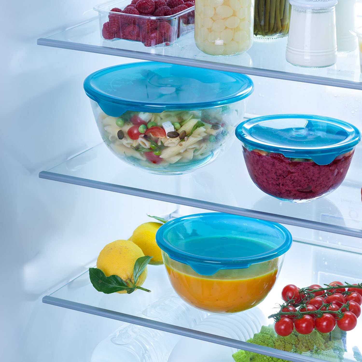 蓋付きタイプ：冷蔵保存する際にも便利