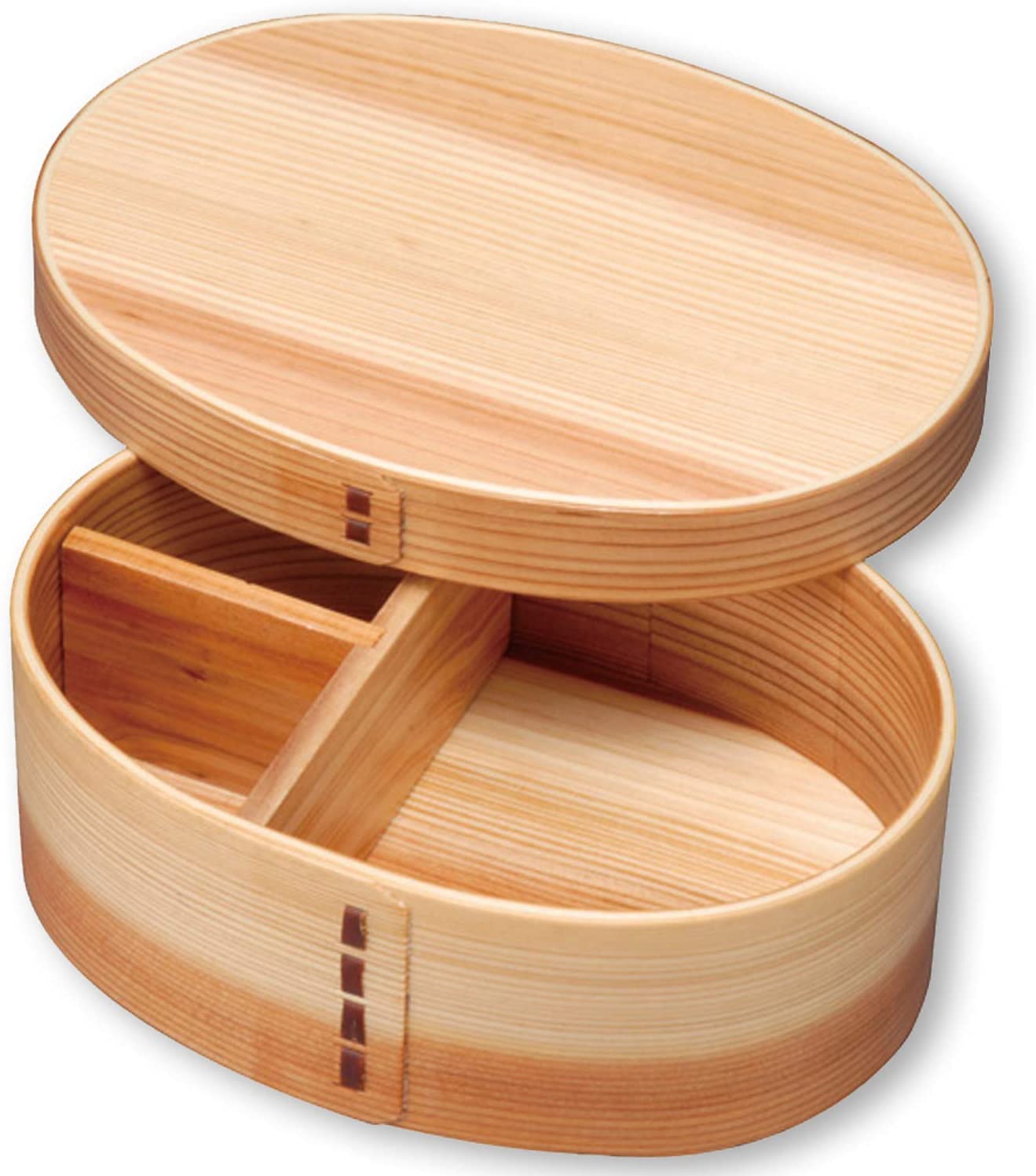 木製：吸湿性に優れご飯が水っぽくなりにくい