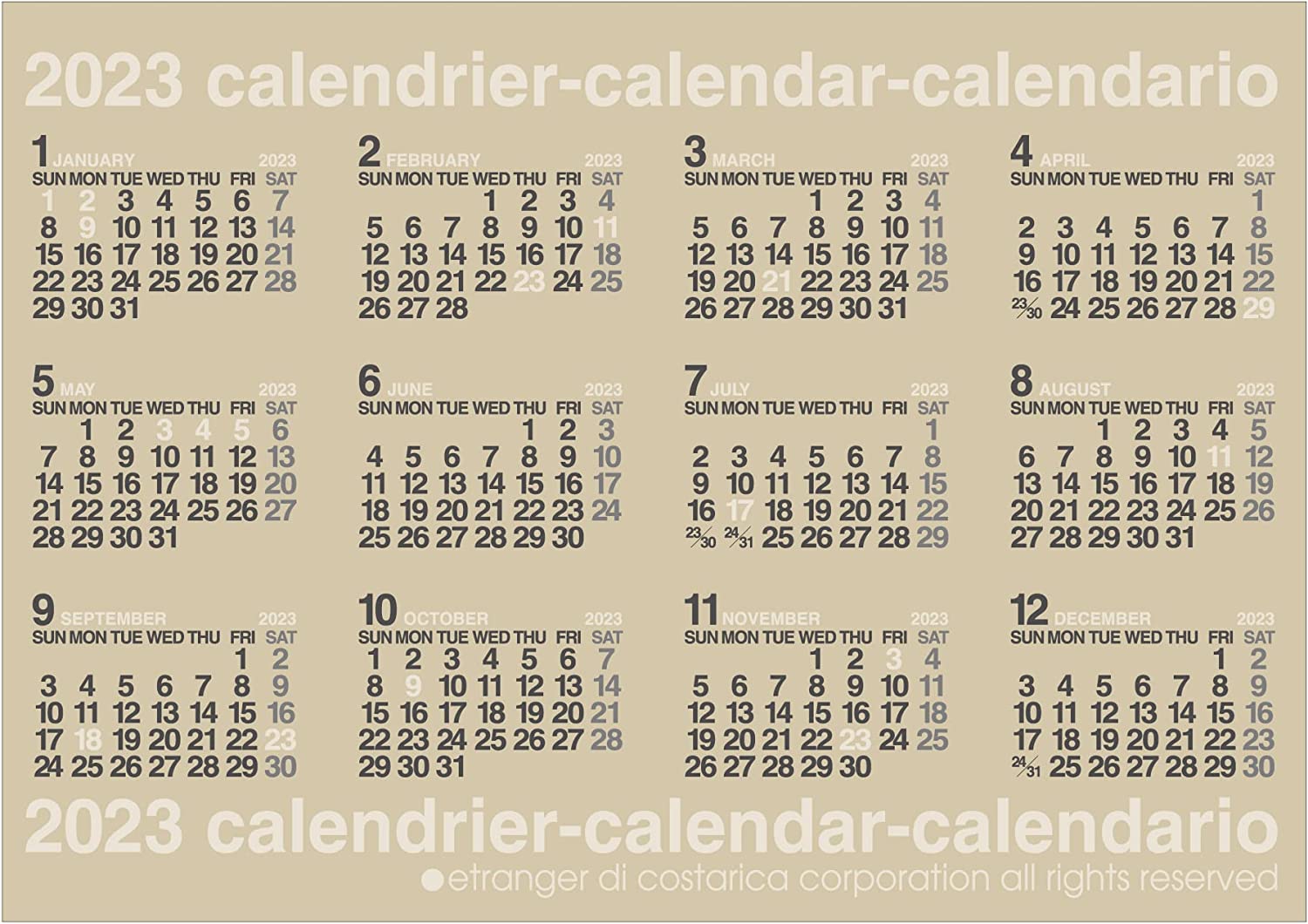 22年版 カレンダーのおすすめ23選 暦つきや日めくりタイプも Heim ハイム