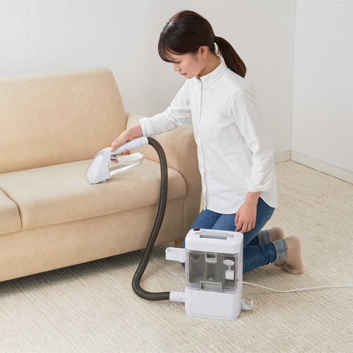 ●ソファやカーペットの気になる汚れを簡単にお手入れできる！
