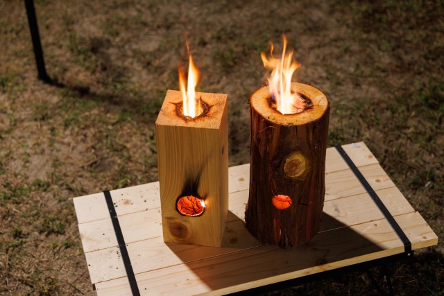木材から火が！？映えるのに火起こしも簡単なアイテムをキャンプのお供に